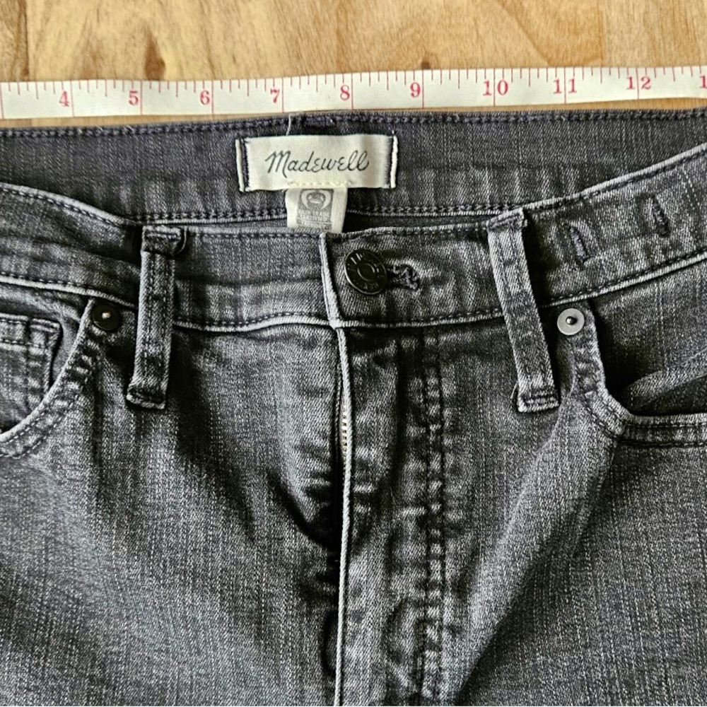 Madewell Charcoal Denim Jeans